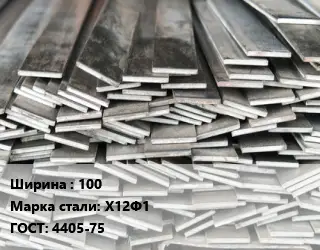 Полоса стальная профильная 100 Сталь: Х12Ф1 ГОСТ: 4405-75